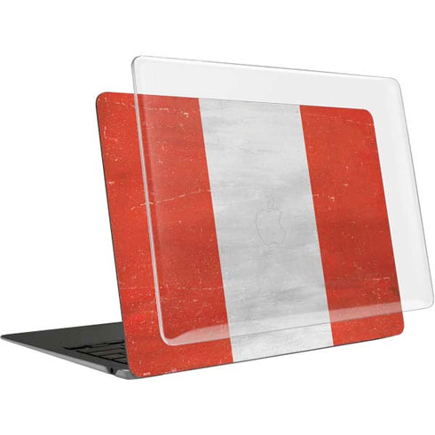 Peru Flag Distressed MacBook Air 13in M1 (2021) Case plus Skin
